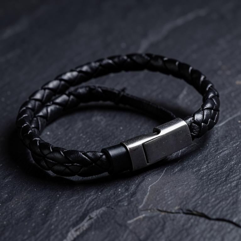 Braided Leather Band